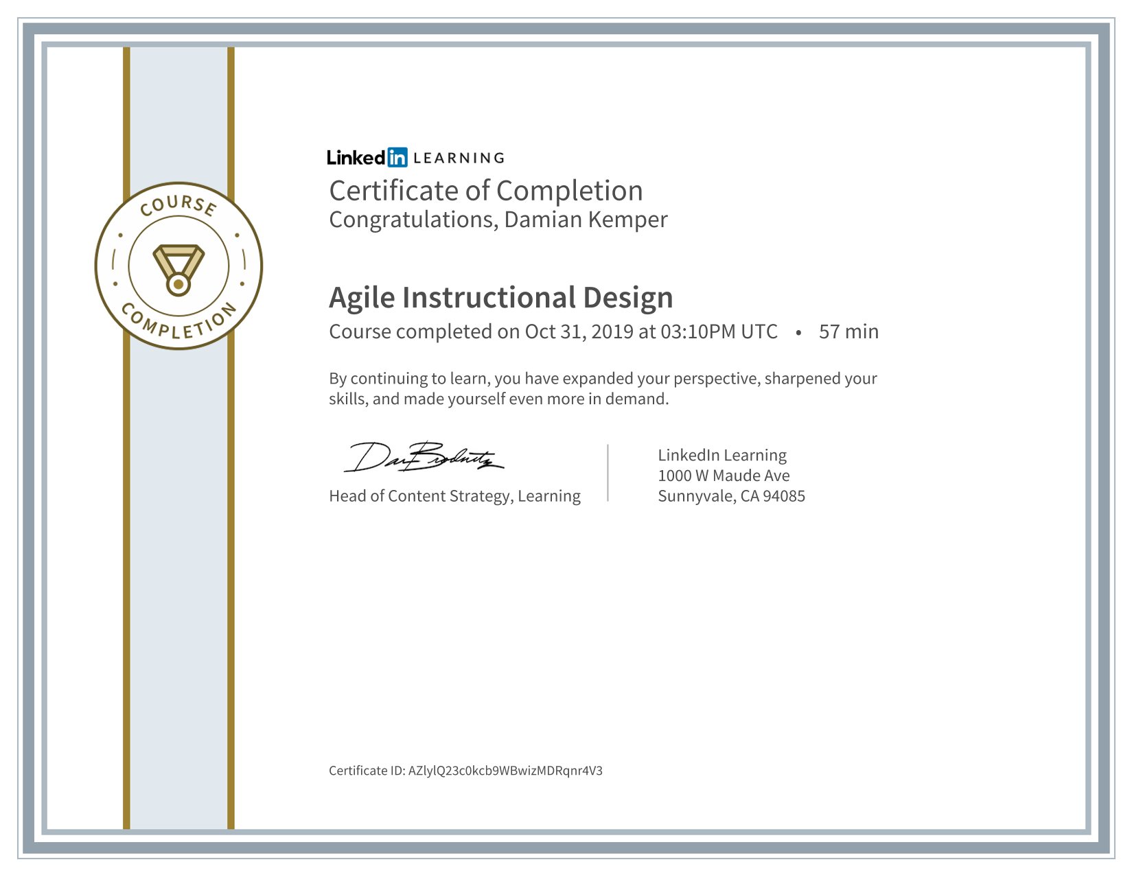 Agile Instructional Design